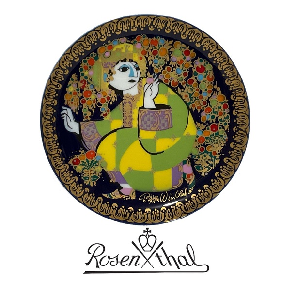 Rosenthal Other - Rosenthal Plate - Aladdin and the Magic Lamp - In the Magic Garden